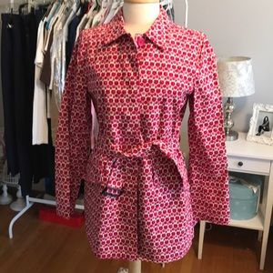 Gap raincoat size Med colorful pinks